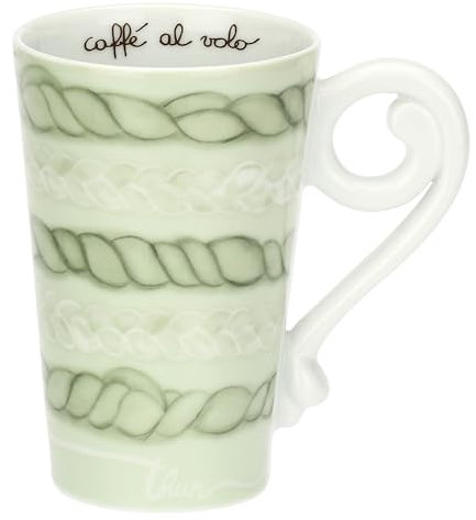 THUN, Tasse à Chocolat en Porcelaine, Ligne Embrasse-AMI, Tasse de Collection, idée Cadeau pour Noël, 510 ML, Ø 9 cm, 14 cm h