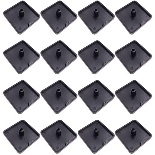Vierkantstopfen Rohrstopfen, 8 Stück Aluminium Profil Endkappe, 40x40 Mm Endkappen, Kunststoff Aluminium-Profil-Abdeckkappen, Für Alu-Konstruktionsprofil, Profil-Endkappe, Profil-Abdeckkappe