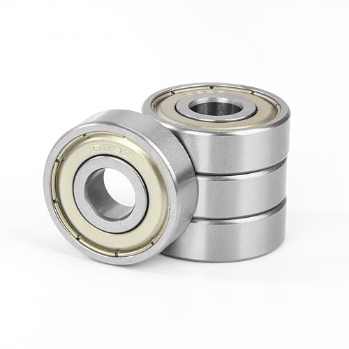 4 Stück 629ZZ Kugellager 9x26x8mm Chromstahl und Vorgeschmiert, 629-2Z Metall Double Shielded Miniatur Rillenkugellager, Lager für Skateboards, Roller, Inline Skates