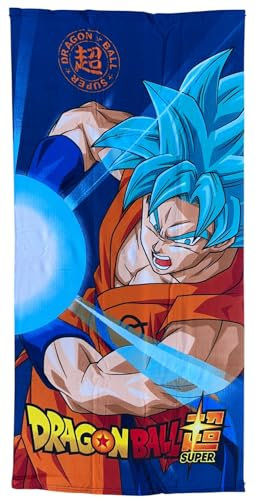 CARTOON Strandtuch Dragon Ball Super Badetuch Mikrofaser Polyester Kinder 245gsm Größe 70x140cm Strand Pool