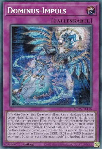 Yu-Gi-Oh! - MP25-DE116 – Dominus Impuls – Secret Rare – 1. Auflage – Deutsch – 2025 Mega-Pack Tin - mit LMS Trading Fieldcenter-Karte