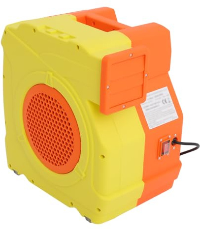 Kazafa 2 HP Luftgebläse 1600W Kommerzielles Modell mit 1080 m³/h Luftvolumen & IP24 Wasserdichtigkeit & 80 dB Leiser Betrieb Starkes Aufblasgerät für Aufblasbare Burgen und Wasserrutschen