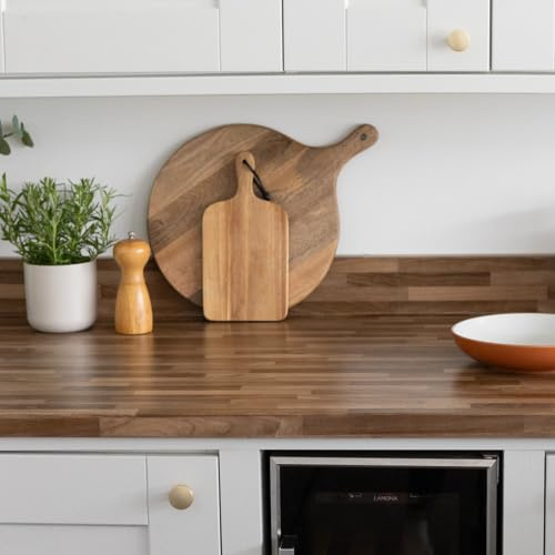 d-c-fix Walnut Block 67.5cm x 5m Self Adhesive Vinyl wrap for Doors & worktops