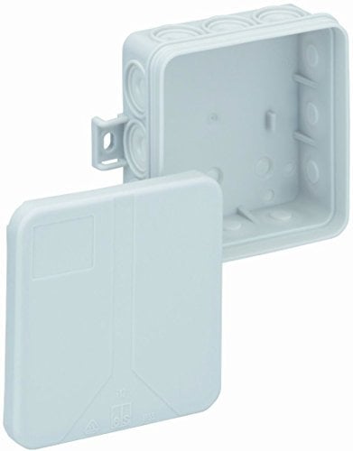Abzweigkasten IP55 2,5qmm 85x85x37mm gr Kst, 5 Stück