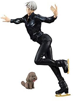 Yuri!!! on Ice G.E.M. Series PVC Statue 1/8 Victor Nikiforov & Makkachin 18 cm
