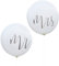 Riesen Hochzeits-Ballons/Luft-Ballons XXL Mr & Mrs in weiß - Durchmesser pro Ballon ca. 90cm - Inhalt 2 Stück - Hochzeits-Deko/Hochzeits-Zubehör/Dekoration Heirat/Luft-Ballons groß