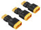 OliYin 3 stücke XT90 Stecker auf XT60 Buchse Konverter Adapter für LiPo Elektrisches Quad/ESC (Packung 3)