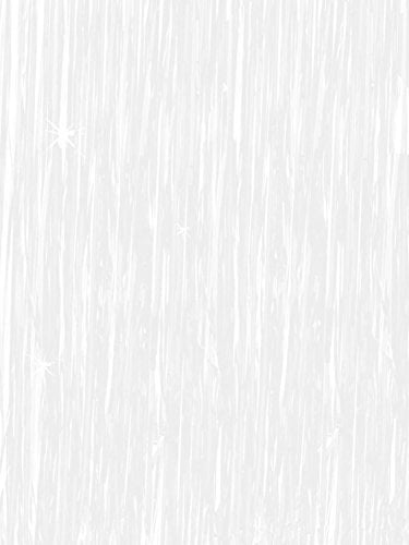 Oblique Unique® Lametta Vorhang 92x245 cm (Weiss)