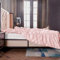 THXSILK Seide Bettbezug, Seide Tröster Cover, 100% 19 Momme Bestnote Maulbeerseide Bettwäsche (135x200cm, Bezauberndes Rosa)