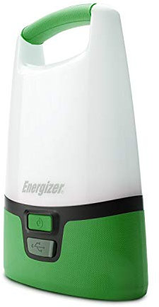 Energizer Lampe LED Rechargeable Vision Recharge, Port USB Intégré pour Recharge Téléphone, Éclaire à 360°, Jusqu'a 1000 Lumens