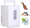 Mini-Frigorífico Portátil con Ventana, 2 En 1 Termoeléctrica Nevera con Función De Frío Y Calor, Refrigerador De Mini Bebidas para El Hogar De Automóviles Caming Al Aire Libre Picnic Travel, 13L,2