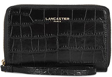 LANCASTER Portefeuille en Cuir ref_50451 Noir 15 * 1