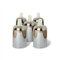 AMARCORDS - 5 Douilles de lampe E27 vintage retro edison métal pour suspension. Finition de style industriel CHROMÉ