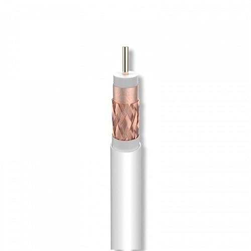 Cable Coaxial Interior Blanco CU/CU CPR DCA Bobina de 100m 214121 de Televes