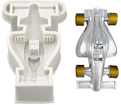 Cestony 3D Racing Car Shaped Silicone Molds for DIY Cake Fondant Biscuit Cookies Soap Sugar Pudding Chocolate Hard Candies Dessert Candle Decor