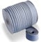 Schrägband, Schrägband, doppelt gefaltet, 2,5 cm, durchgehendes Bulk-Schrägband zum Nähen, Quilten, Binden, Säumen, Bekleidung, Polyester, nicht dehnbar (Grau, 25 mm, 45 m)