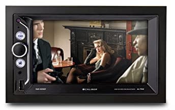 Caliber Autoradio - Radio Bluetooth Voiture - Radio FM - AUX - SD - Écran Tactile - Mirrorlink - Noir - 2 Din