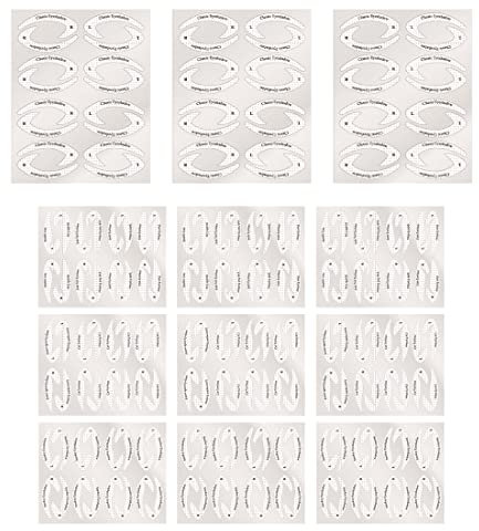 LEEQ 12 Blätter - Eyeliner Schablone Lidschatten Schablone,Eyeliner Schablone Sticker & Lidschatten Schablonen Sticker Kit, Augen Make up Schablone (96 Stück)