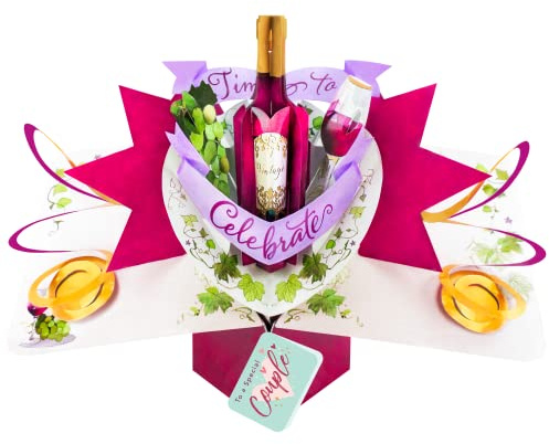 To A Special Couple Time To Celebrate Pop Up Card Any Celebration Or Anniversary POP226C08