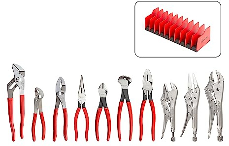TEKTON Gripping, Cutting, and Locking Pliers Set, 10-Piece | PLR99202