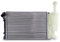 BESTPRICE 1x Radiatore acqua motore compatibile con FIAT PANDA (169_), PANDA Box/Hatchback (169_)