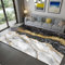 UNOMAK Luxus Bereich Teppich Teppich Wohnzimmer Gold Glitzer Marmor Mittelteppich Schwarz Grau Moderner Schlafzimmerteppich Küchenmatten Für Bodendekor 200X300CM