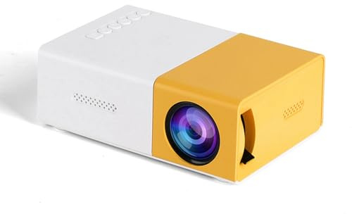 Goshyda YG300 Mini Projector, Full HD 1080P Home Theater LCD Video Projector, AV, VGA, USB, Smartphone, Laptop, Game Machine, TV Box