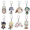 Acfigure 8 Stück Made in Abyss Figuren-Schlüsselanhänger, modischer Schlüsselanhänger, geeignet für Schlüsselanhänger, Schultaschen, Handtaschen, Rucksäcke, Geschenk, blau, 8 CM