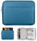 TiMOVO 9-11 Zoll Tablet Tasche für iPad 11 Zoll A16 2025, iPad 10. Gen. 10.9, iPad 9/8/7. Gen.10.2, iPad Air 11 Zoll/Air 5/4. Gen. 10.9, Galaxy Tab A9+/A9 Plus 11, Tragetasche mit Fach, Pfau Blau