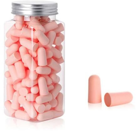 Ohrstöpsel Ohrstöpsel zum Schlafen Lärmstopp Ohrstöpsel lärmreduzierende Ohrstöpsel,Gehörschutz Stöpsel,Ohrstöpsel zum Schlafen, 60 Paare mit 38dB SNR (Rosa)