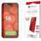 Displex Schutzglas für Apple iPhone 15/15 Pro/16, Eco-Montagerahmen,Tempered Glas, kratzer-resistente Schutzfolie, hüllenfreundlich (Real Glass 2D Schutzglas)