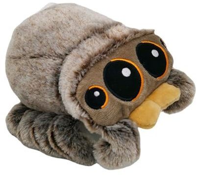 Spinnenplüschpuppe süße Spinne mit großen Augen gefülltes Plüschtier Halloween Simulationstier Plüschtier Halloween und Weihnachtsgeburtstagsgeschenk für Kinder und Erwachsene Fans, 6,3 Zoll