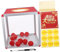 VILLFUL 1 Set Transparente Box Aus Aluminiumlegierung Tragbares Töpfchen Tragbare Spendenbox Acondicionador Bälle Behälter Tombola Zubehör Spielkoffer Kunststoff