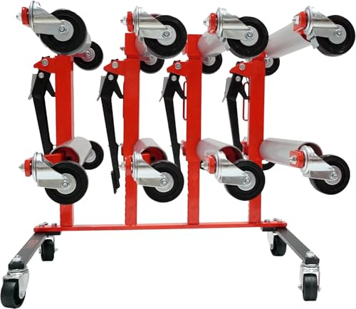 KS Tools 160.1225 Performance Aufbewahrungsgestell mit Vier mechanischen Rangierhilfen, 5-TLG