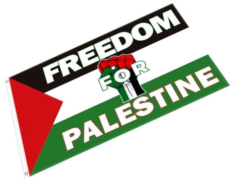 GAROZATION 1stück Palästina Flagge Wetterbeständige Nationalflagge Für Garten Und Außenbereich Mit Messingösen Dekorative Fahne Für Festivals Und Veranstaltungen