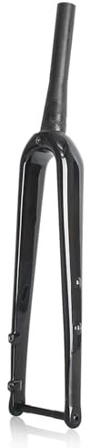 HUIOP Fourche Avant de vélo de Route Fourche Conique en Fibre de Carbone 700C Fourches rigides ultralégères