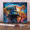 Malen Nach Zahlen Erwachsene Baumhaus,DIY Handgemalt Ölgemälde Kit für Anfänger Ohne Rahmen mit Acrylfarbe und 3 Pinseln für Geschenke und Home Wand Dekor - 30x30cm