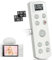 Remote Control for Sony Camera,USB-C Rechargeable Wireless Shutter Release with OLED Screen for ZV-1, ZV-E10,ZV-1F, A6100, A6400, A6700,A7IV,RX100 VII,A9,A9 II,Replace RMT-P1BT (White)