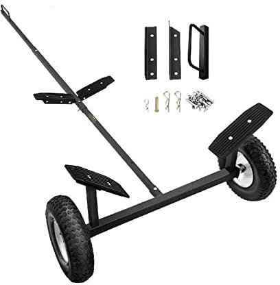 Kayak Canoë Bateau Transporteur Chariot Remorque Trolley Mover Dolly Sable Roues 360 LBS Remorque Capacité Longueur Réglable pour les professionnels et les bricoleurs