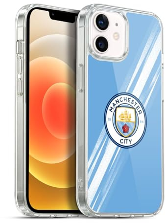Head Case Designs Officially Licensed Manchester City Man City FC Home 2025/26 Badge Kit Gel Case [Military Grade Protection] Compatible With Apple iPhone 12 / iPhone 12 Pro
