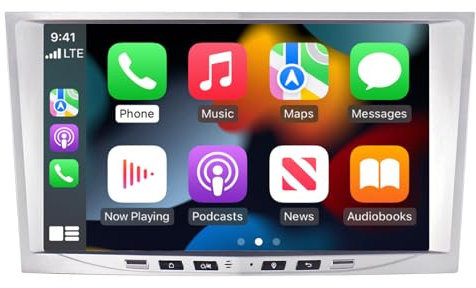 ACAVICA Android 14 Autoradio Android Auto Navi Radio – Wireless CarPlay 8 HD Touchscreen GPS Bluetooth DSP für Opel Astra H Corsa C/D Meriva Zafira B Vectra Vivaro Tigra TwinTop
