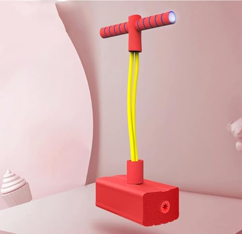 Ghzste Pogo -Stick für Kleinkinder - Schaumstoffspringer für 3,4,5,6,7,8 - Kid Foam Pogo Jumper - Balance Training Foam Bouncing Toy mit Quietschenden Klängen (Glitzermodell)