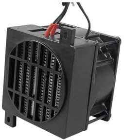 Incubateur d'œufs 100W DC, chauffage électrique thermostatique, ventilateur PTC, élément chauffant, petit espace, 106x80mm,Protection contre la surchauffe