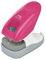 PLUS, Klammerloser Hefter Schreibtischmodell, Heftleistung 10 Blatt, mit Anschlagschiene, Heft- und Lochfunktion, Pink
