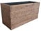 TOTAL WOOD 2012 Fioriera in Legno portavaso Vaso per Piante con catramina Interna 70x40x50 cm Interno Esterno impregnata Noce Scuro
