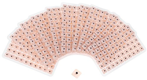 ULTNICE 600 stücke Akupunktur Magnetische Einweg Ohr Perlen Pellets Samen (10 Blätter)