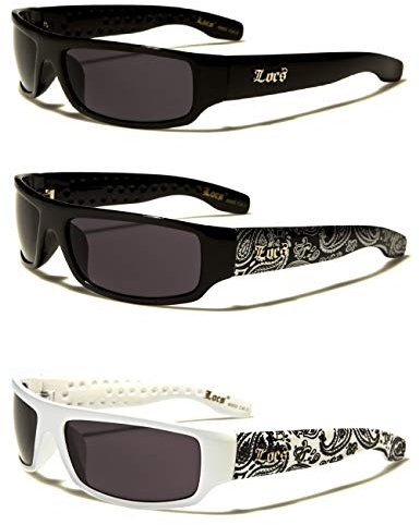 Locs Hardcore Bandana, 3er Pack 1 Bk 1 Weiß 1 Sil