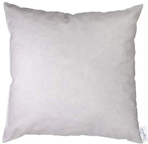Lou-i Coussin Lavande Bio fabriqué à la Main en Allemagne Parfum de Lavande Frais et apaisant, Coton Blanc, Weiß, 15 x 15 cm