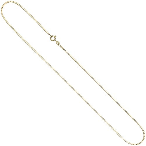 Jobo Damen Venezianer-Kette aus 14 Karat 585 Gold 1,0 mm 50 cm