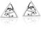 AeraVida Mystisches Auge des Horus in einer Pyramide aus 925er Sterling Silber Ohrsteckern